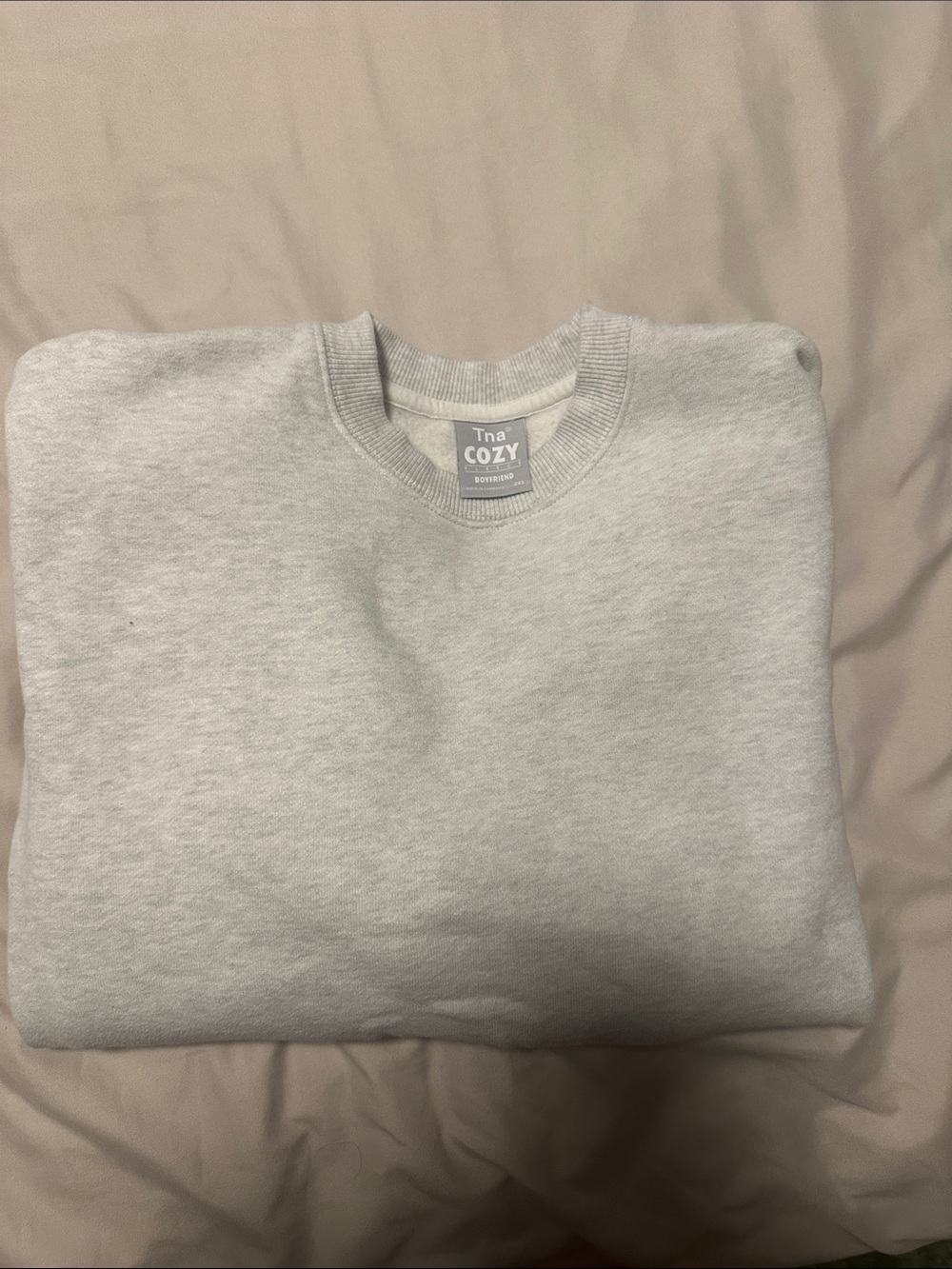 TNA Light Gray Crewneck Sweatshirt - Men's Pullover